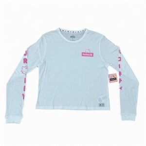 Hurley x Hello Kitty Collab Long Sleeve Tee 🩷🤍